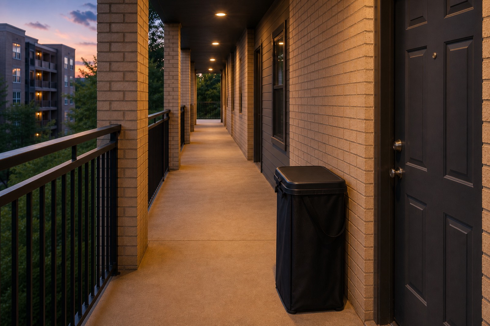 Valet trash as a resident amenity at an Atlanta apartment community